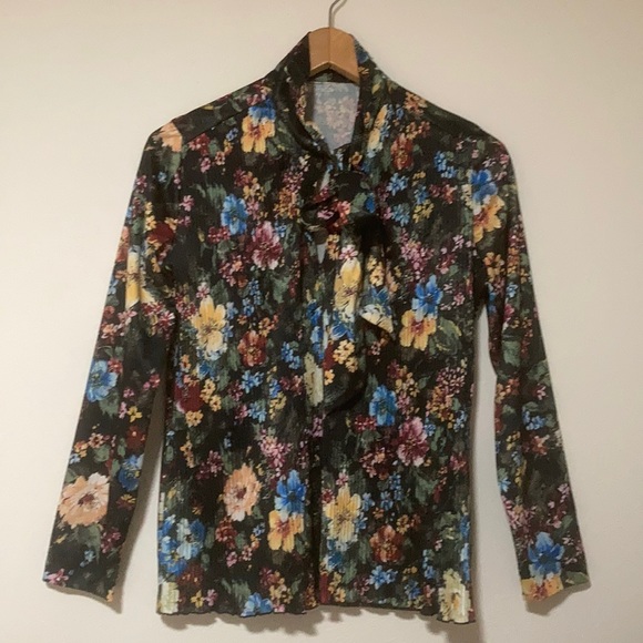 Vintage floral blouse - Picture 3 of 7